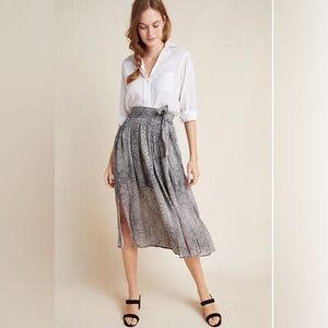Anthropologie Maeve Annette Midi Skirt - Size 8